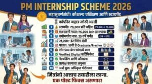 Read more about the article PM Internship Scheme 2026 Apply Online – ₹9000 Stipend, 21000+ Jobs