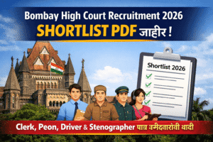 Read more about the article Bombay High Court Recruitment 2026 Shortlist PDF Out: Clerk, Peon, Driver & Stenographer Eligible Candidates List Released