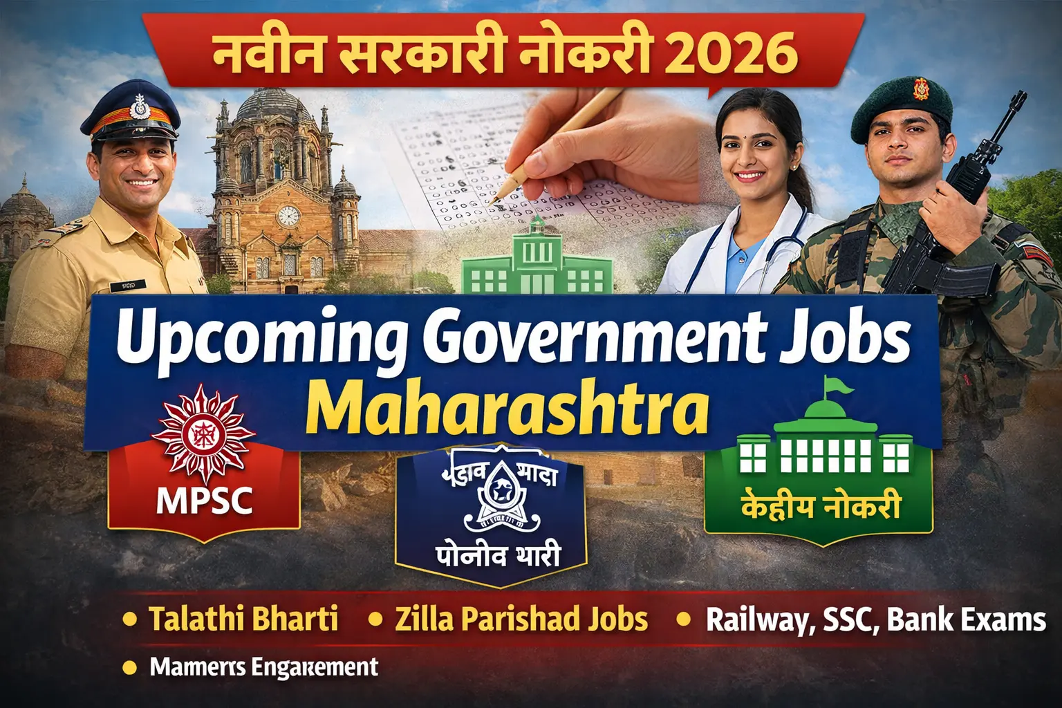 Upcoming Government Jobs Maharashtra 2026