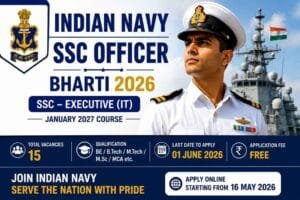Indian Navy SSC Officer Bharti 2026